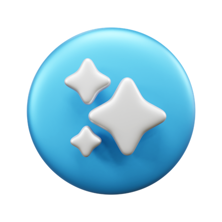 3 estrelas  3D Icon