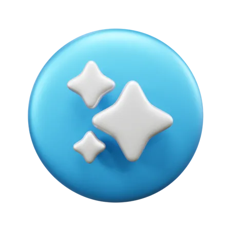 3 estrelas  3D Icon