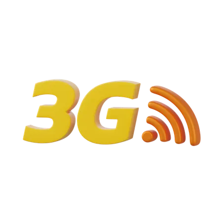 3 G  3D Icon