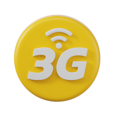 3 G  3D Icon