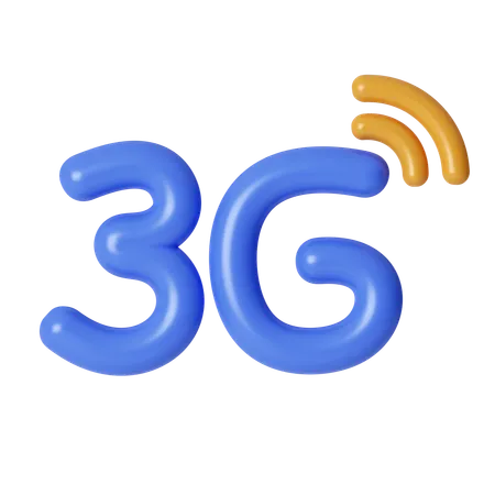 3G 네트워크  3D Icon