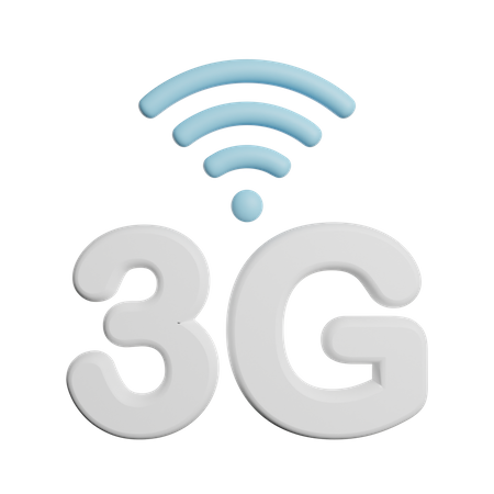 3 G Network Signal  3D Icon