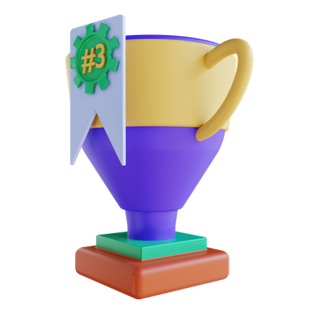 Auszeichnung für den 3. Platz  3D Icon