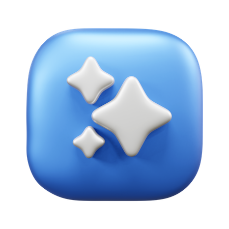 3 Star  3D Icon