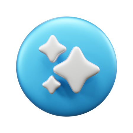 3 Star  3D Icon