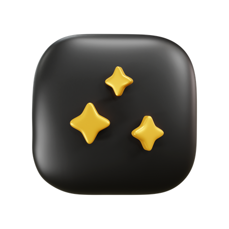 3 Star Weather  3D Icon