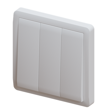 3 Way Switch  3D Icon