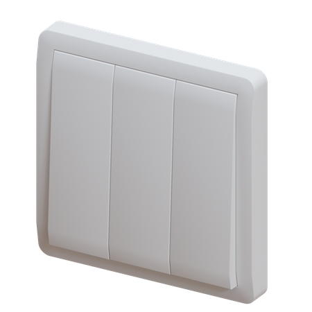 3 Way Switch  3D Icon