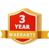 3 Years Warranty Badge