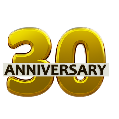 30 aniversario  3D Icon