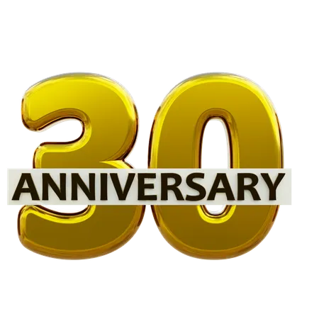 30 anniversaire  3D Icon