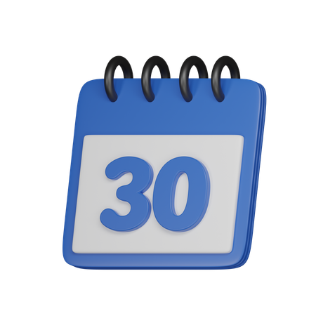 30 data  3D Icon