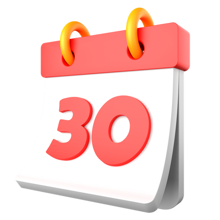 30 data  3D Icon