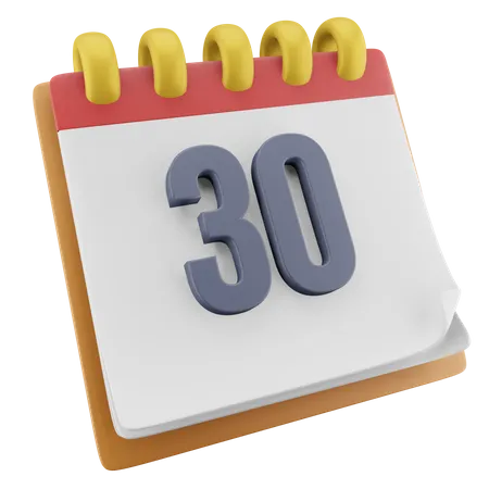 30 data  3D Icon