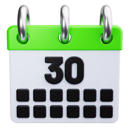 30 Days Guarantee  3D Icon