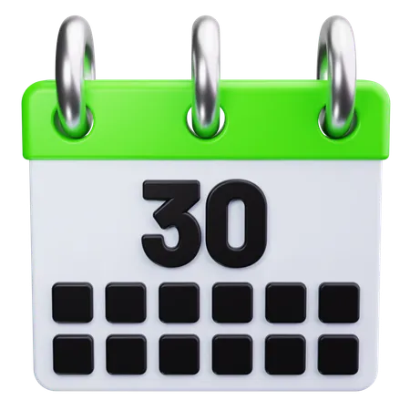 30 Days Guarantee  3D Icon