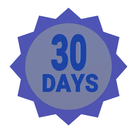 30 Days Money Back Guarantee  3D Icon