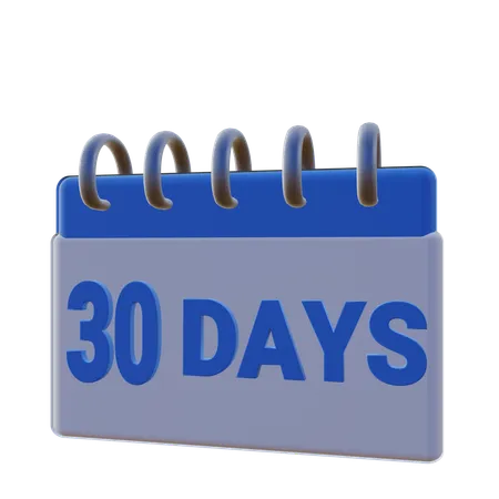 30 Days Money Back Guarantee  3D Icon