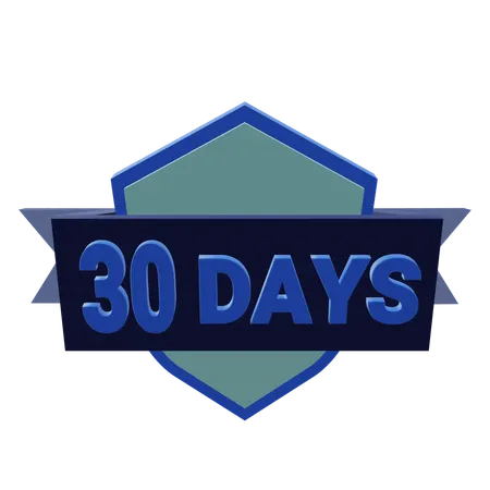 30 Days Money Back Guarantee  3D Icon