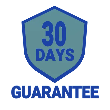 30 Days Money Back Guarantee  3D Icon