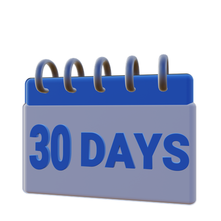 30 Days Money Back Guarantee  3D Icon