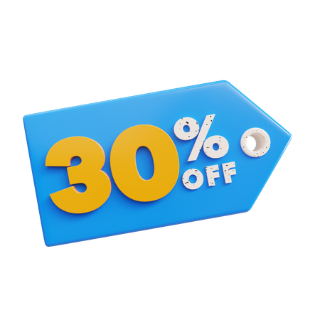 30% DE DESCUENTO  3D Icon