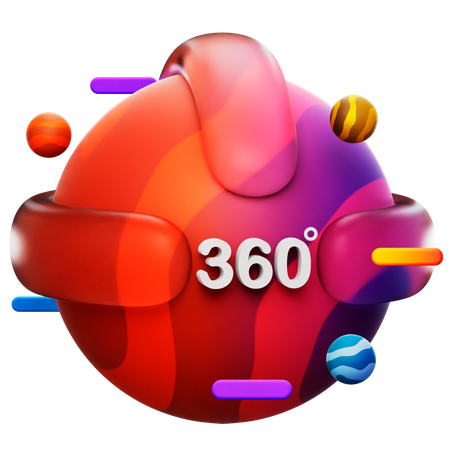 30 Degree  3D Icon