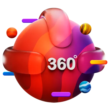 30 Degree  3D Icon