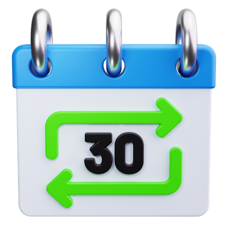 30 jours de retour  3D Icon