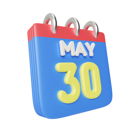 30 May  3D Icon