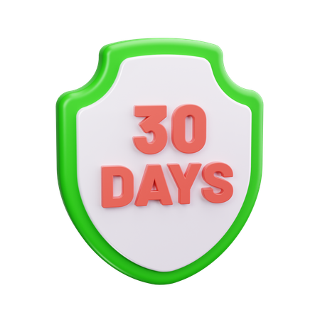 30 Tage Rückgaberecht  3D Icon