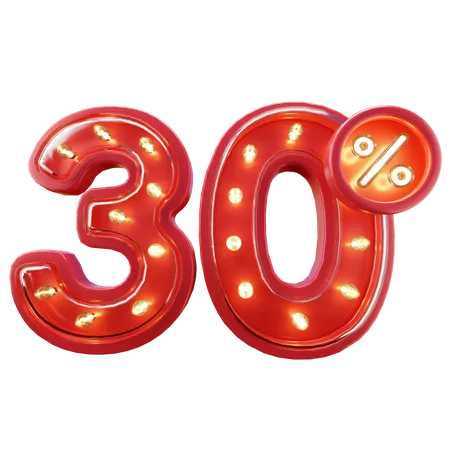 30% de réduction sur la vente  3D Icon