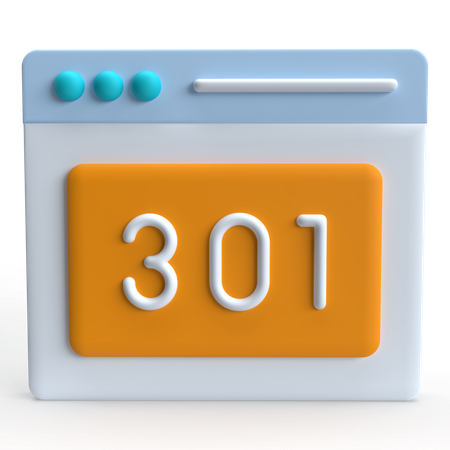 Erreur 301  3D Icon