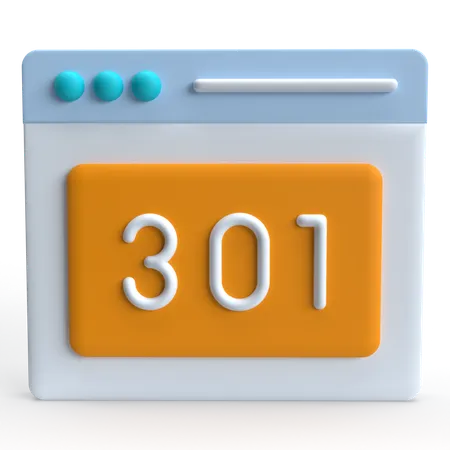 Erreur 301  3D Icon