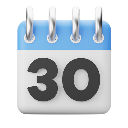 30th-thirtieth  3D Icon