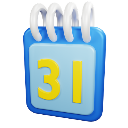 31 data  3D Icon