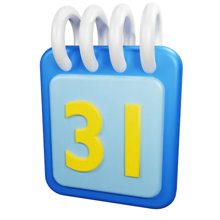 31 data  3D Icon