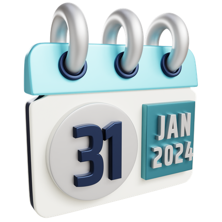 31 de enero de 2024  3D Icon