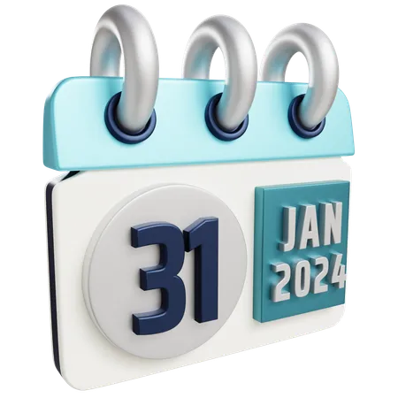 31 de enero de 2024  3D Icon