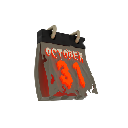 31 octobre  3D Icon