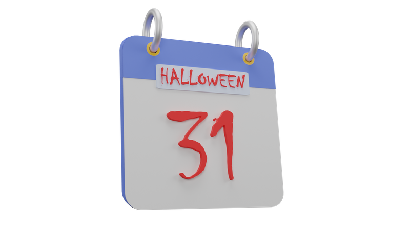 31. Oktober  3D Icon