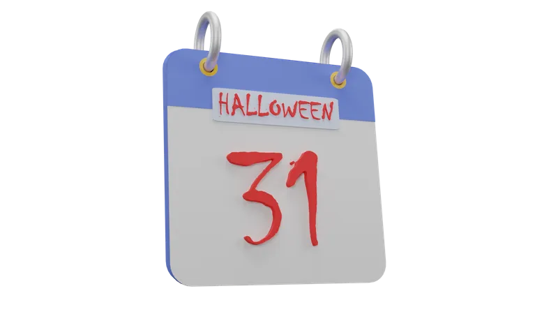 31. Oktober  3D Icon