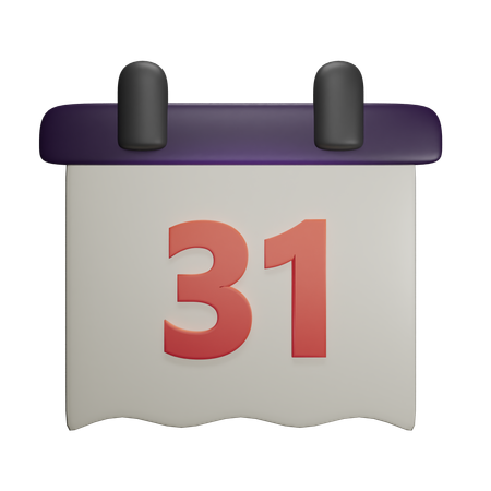 31st October  3D Icon