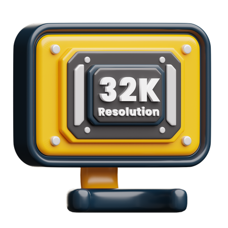 32k解像度  3D Icon