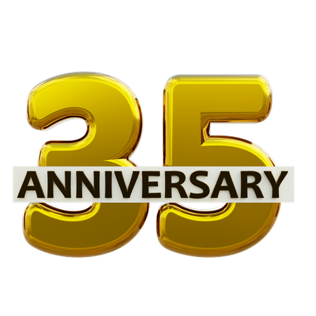 35 aniversario  3D Icon