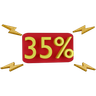 35 percent discount graphics