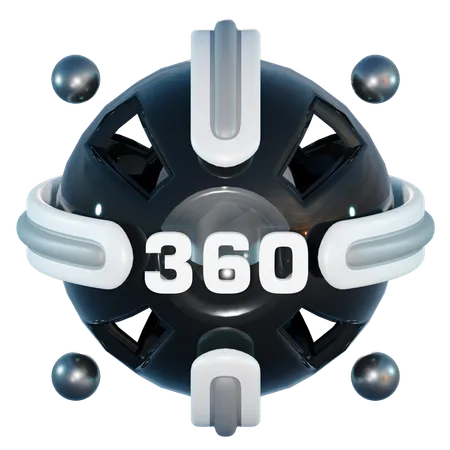 360  3D Icon