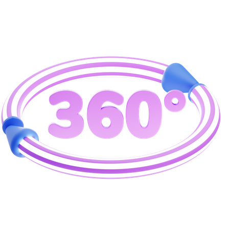 360  3D Icon