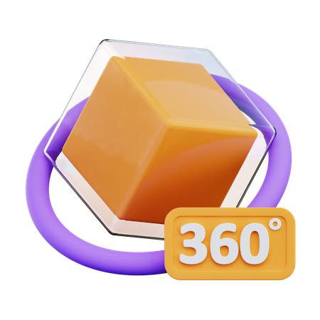 360°-Ansicht  3D Icon