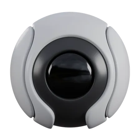 3 D Illustration Of 360 Camera White Camera 3 D Elements Rendering It Can Be Used For Any Purpose 3D Icon